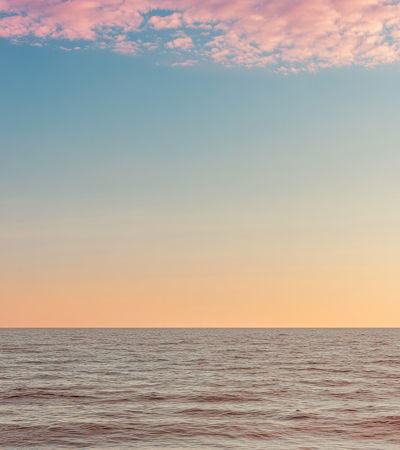 serene ocean view with sunset colors three calming hues 网赌3 tranquility